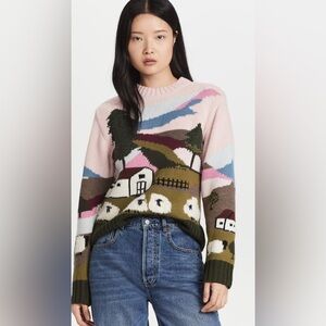 Sea New York Multi Intarsia Reese Sheep Sweater